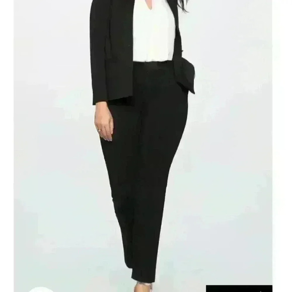 Eloquii 9-to-5 Black Stretch Slim Leg Pants Size 18R - Picture 5 of 15